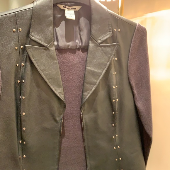 Nygard black leather jacket .size : M - Picture 6 of 14